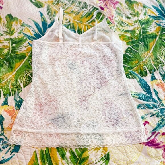 Bali Lace ‘N Smooth Shaping Cami White Size XL - Picture 6 of 10